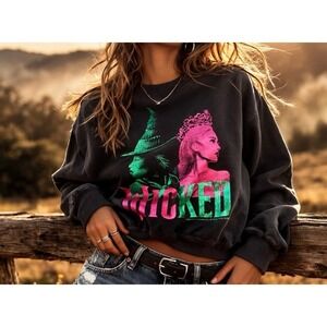Abercrombie Kids Wicked Sweatshirt 13/14 Black Graphic NWT